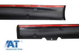 Pachet Complet Exterior compatibil cu VW Golf VI 6 MK6 (2008-2013) R20 Look Rosu Fumuriu-image-6052502