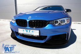 Pachet Conversie M Design Difuzor De Aer Cu Prelungire Bara compatibil cu BMW Seria 4 F32 F33 F36 (2013-2019)-image-6016823