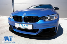 Pachet Conversie M Design Difuzor De Aer Cu Prelungire Bara compatibil cu BMW Seria 4 F32 F33 F36 (2013-2019)-image-6016833
