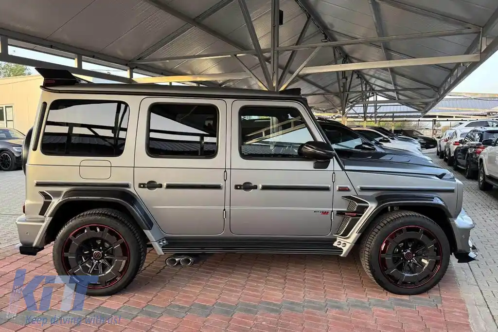Pachet de design B din carbon potrivit pentru Mercedes G-Class W464 după 2018 pentru modelul echipat cu bare BRABUS-image-6164113