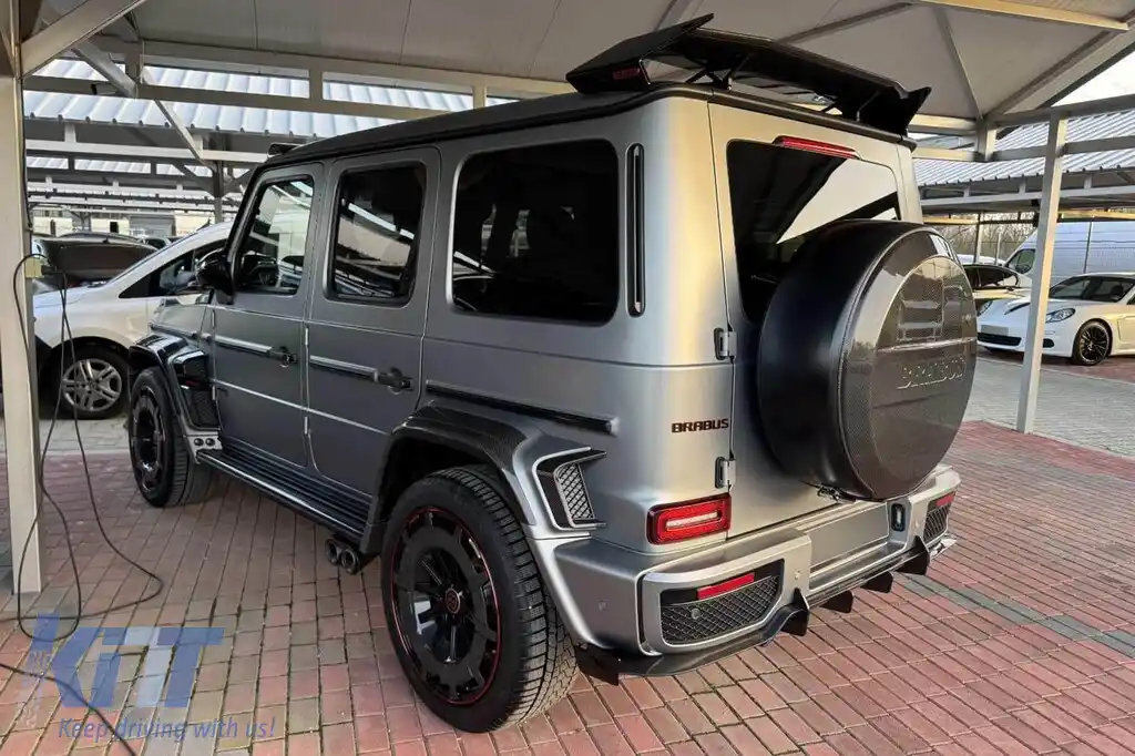 Pachet de design B din carbon potrivit pentru Mercedes G-Class W464 după 2018 pentru modelul echipat cu bare BRABUS-image-6164115