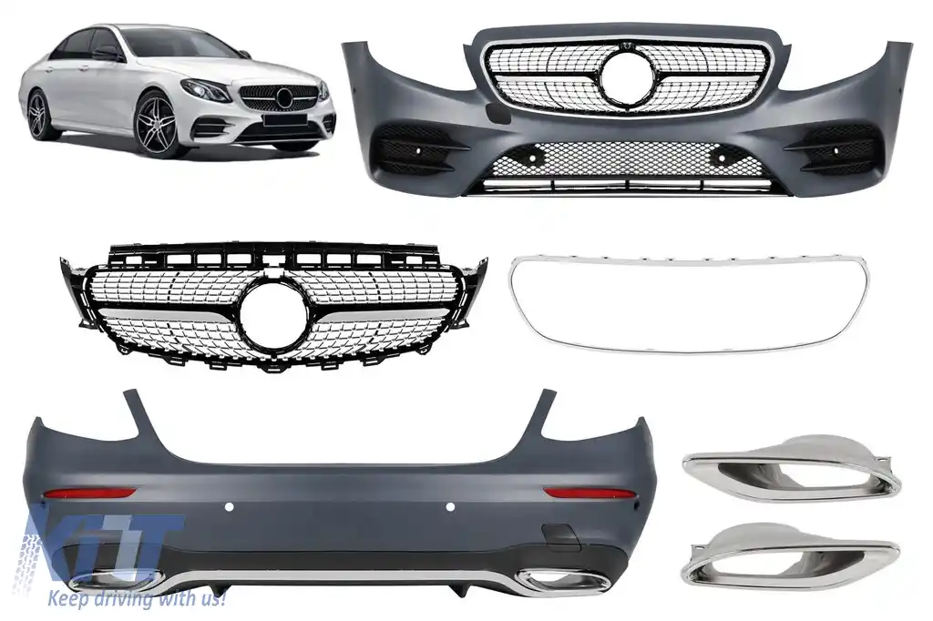 Pachet de tuning A Design Line potrivit pentru Mercedes E-Class W213 2016-2019