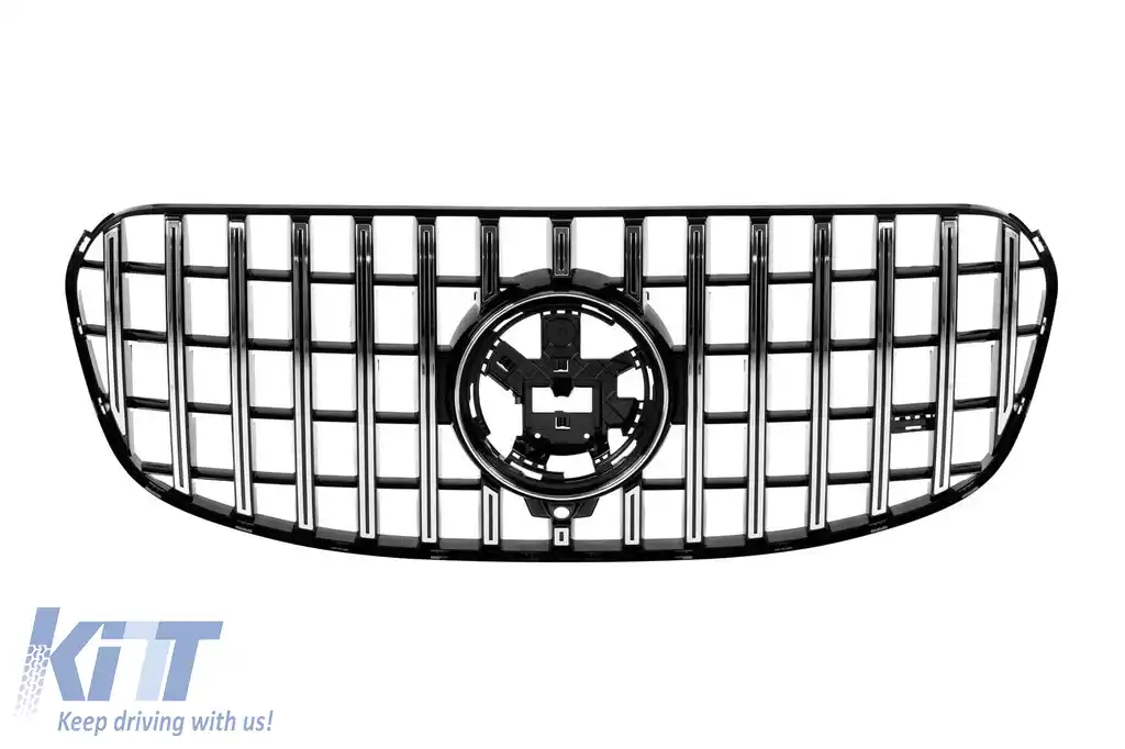 Pachet de tuning A Design Line potrivit pentru Mercedes GLS X167 2020-2023, după 2024, cu elemente negre, cu faruri și stopuri-image-6150925