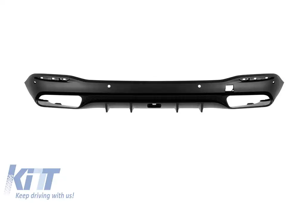 Pachet de tuning A Design Line potrivit pentru Mercedes GLS X167 2020-2023, după 2024, cu elemente negre, cu faruri și stopuri-image-6150930