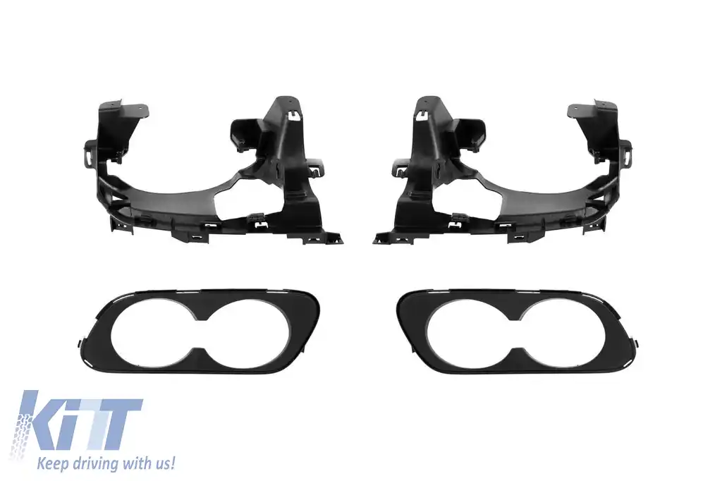 Pachet de tuning A Design Line potrivit pentru Mercedes GLS X167 2020-2023, după 2024, cu elemente negre, cu faruri și stopuri-image-6150955