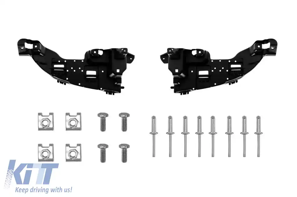 Pachet de tuning A design tip 63 LCI potrivit pentru Mercedes C-Class S205 2013-2020 cu grilă GT crom/neagră și capete cromate-image-6151163