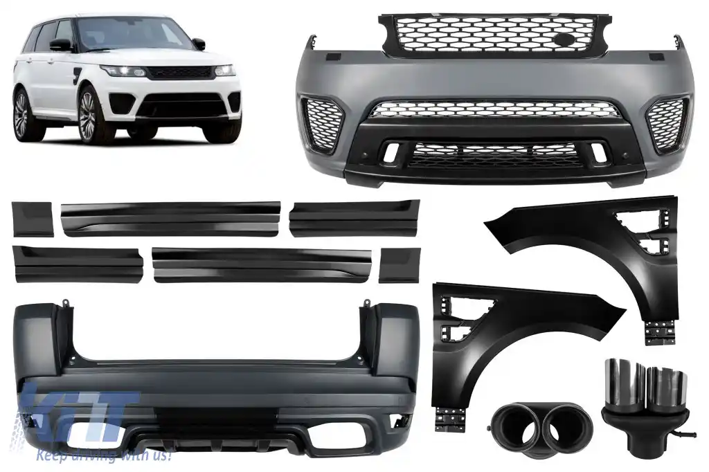 Pachet de tuning design SVR potrivit pentru Range Rover Sport L494 după 2013 cu praguri laterale
