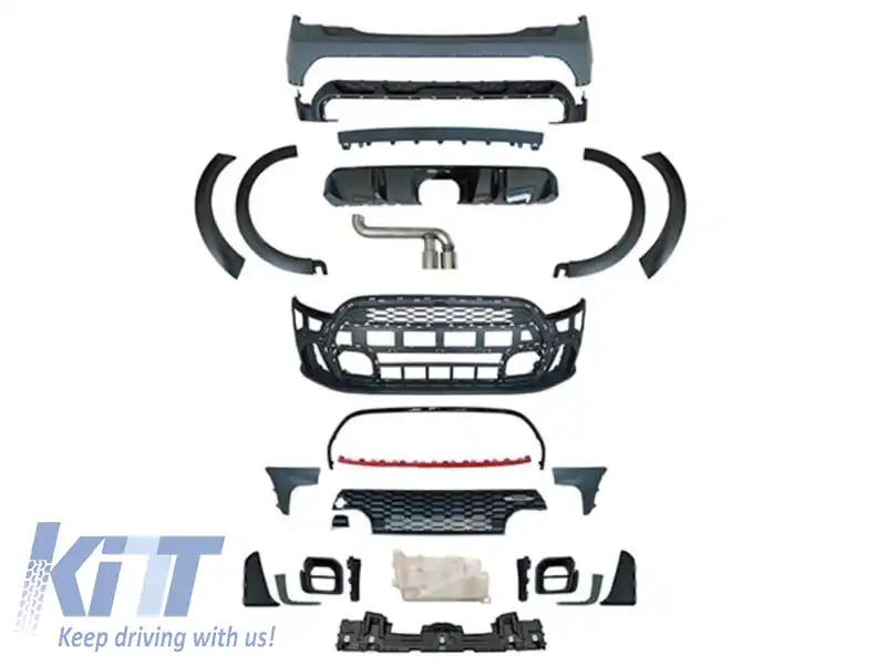 Pachet de tuning JWC viziune 2021 potrivit pentru Mini F55 2014-2020 cu 5 uși