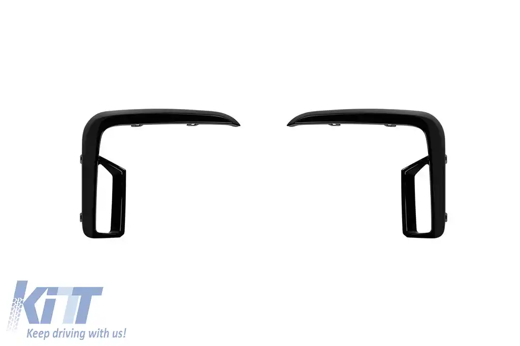 Pachet de tuning LCI potrivit pentru BMW Seria 7 G12 cu ampatament lung 2016-2018 cu elemente din lac negru-image-6163369