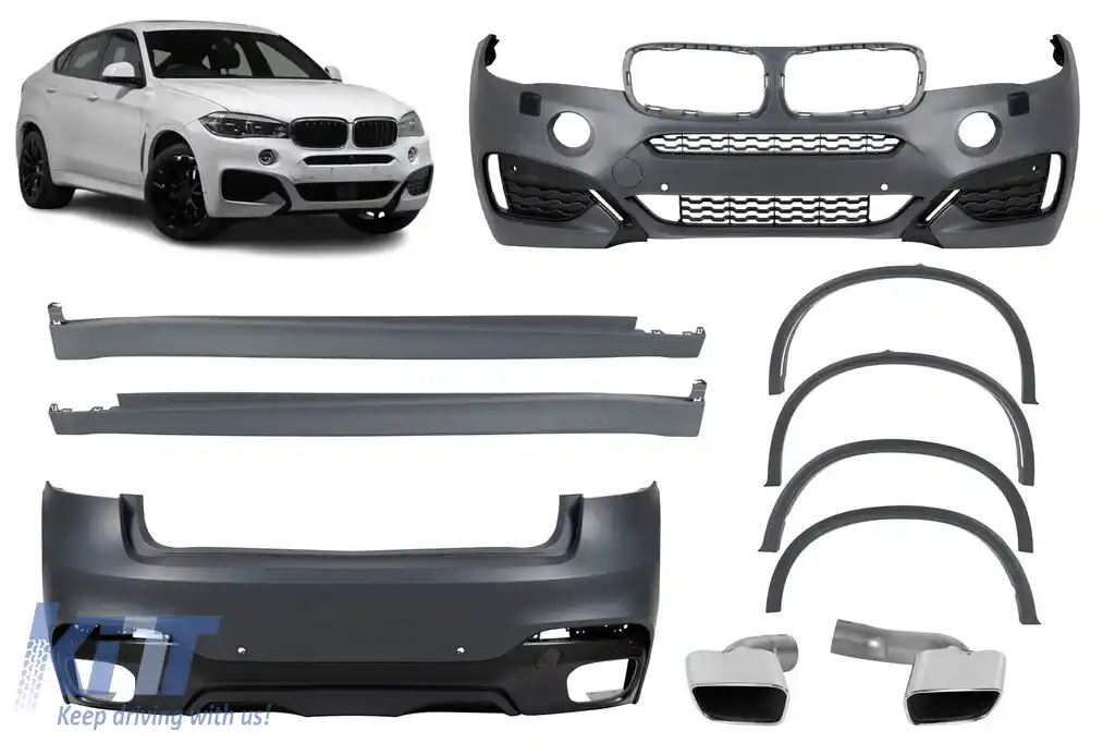 Pachet de tuning M tech potrivit pentru BMW X6 F16 2014-2019