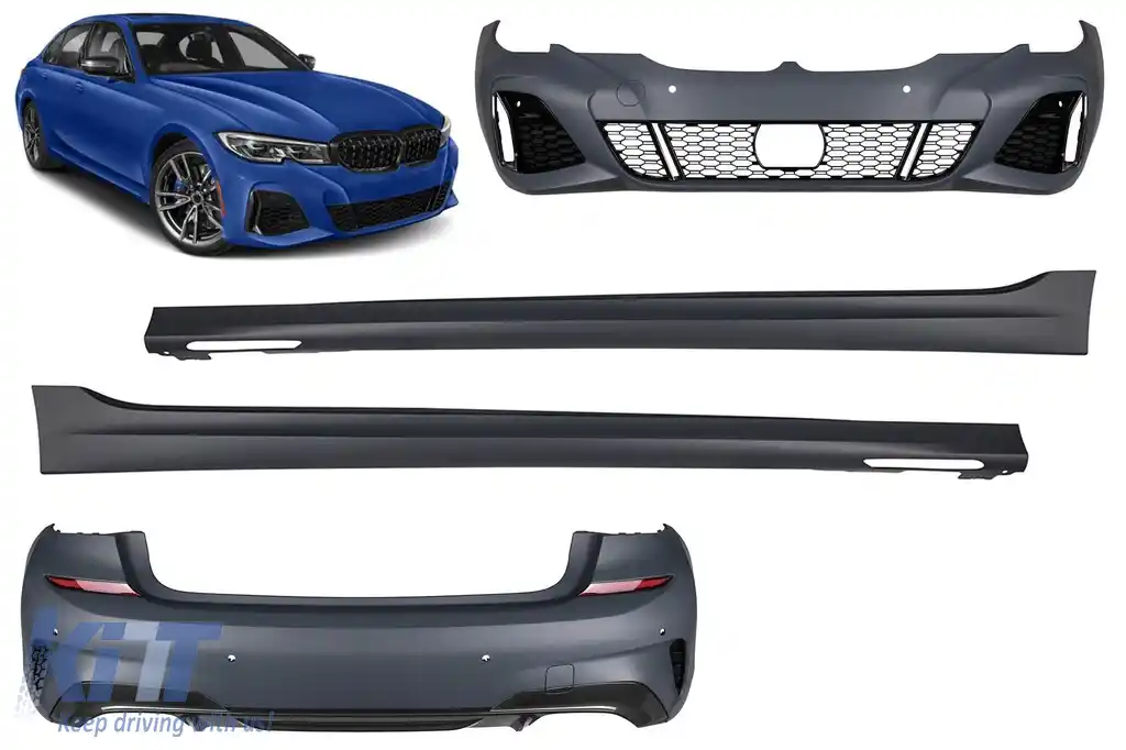 Pachet de tuning M340 potrivit pentru BMW Seria 3 G20 după 2019 cu grilă pentru ACC