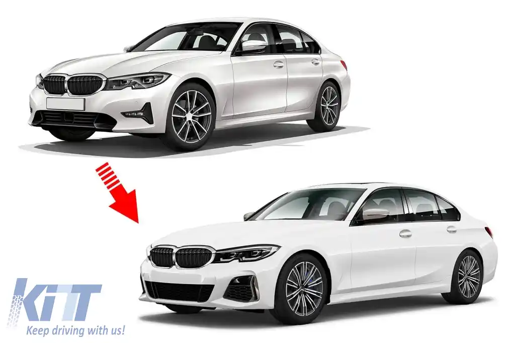 Pachet de tuning M340 potrivit pentru BMW Seria 3 G20 după 2019 cu grilă pentru ACC-image-6142763