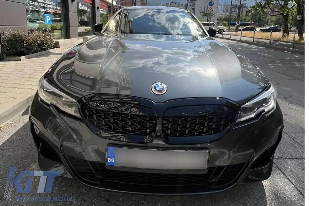 Pachet de tuning M340 potrivit pentru BMW Seria 3 G20 după 2019 cu grilă pentru ACC-image-6142766