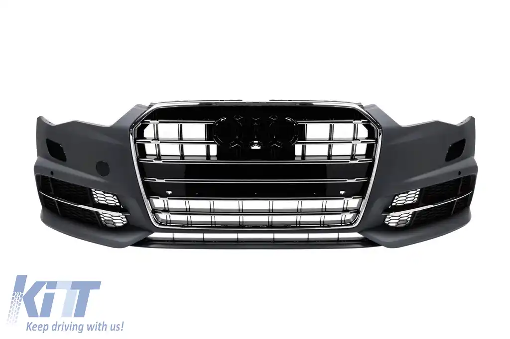 Pachet de tuning potrivit pentru Audi A6 2011-2014 conversie la A6 2015-2016-image-6163885