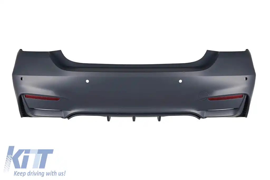 Pachet de tuning potrivit pentru BMW Seria 4 F36 (2013–2020) cu spoiler frontal CS de culoare neagră mată-image-6151175