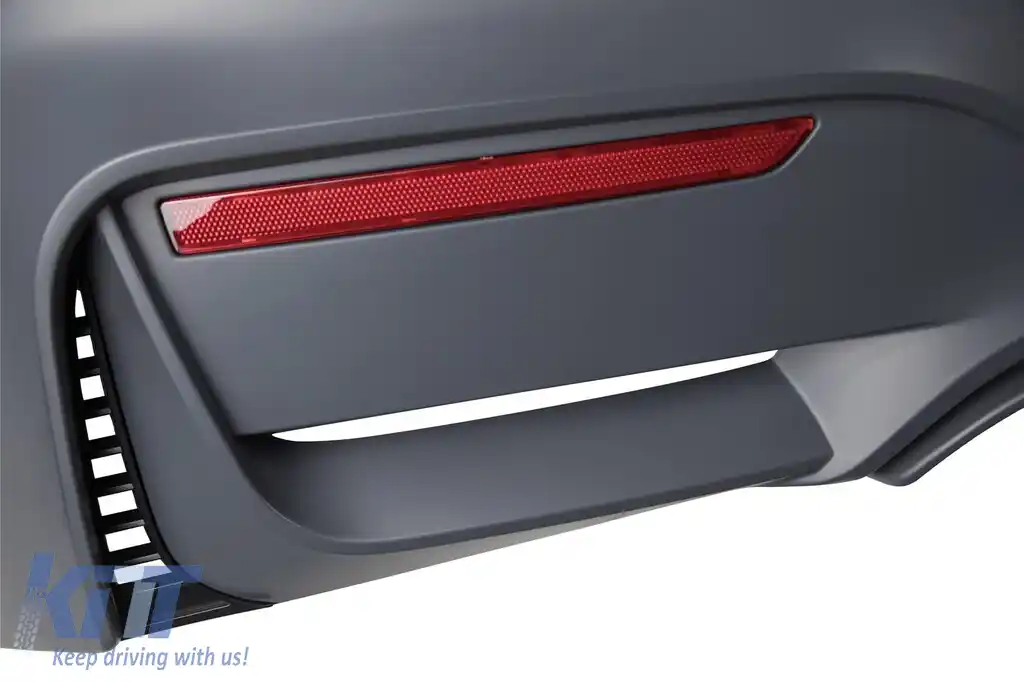Pachet de tuning potrivit pentru BMW Seria 4 F36 (2013–2020) cu spoiler frontal CS de culoare neagră mată-image-6151177