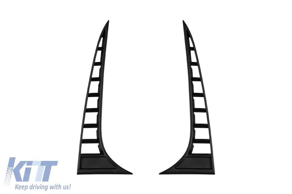 Pachet de tuning potrivit pentru BMW Seria 4 F36 (2013–2020) cu spoiler frontal CS de culoare neagră mată-image-6151179