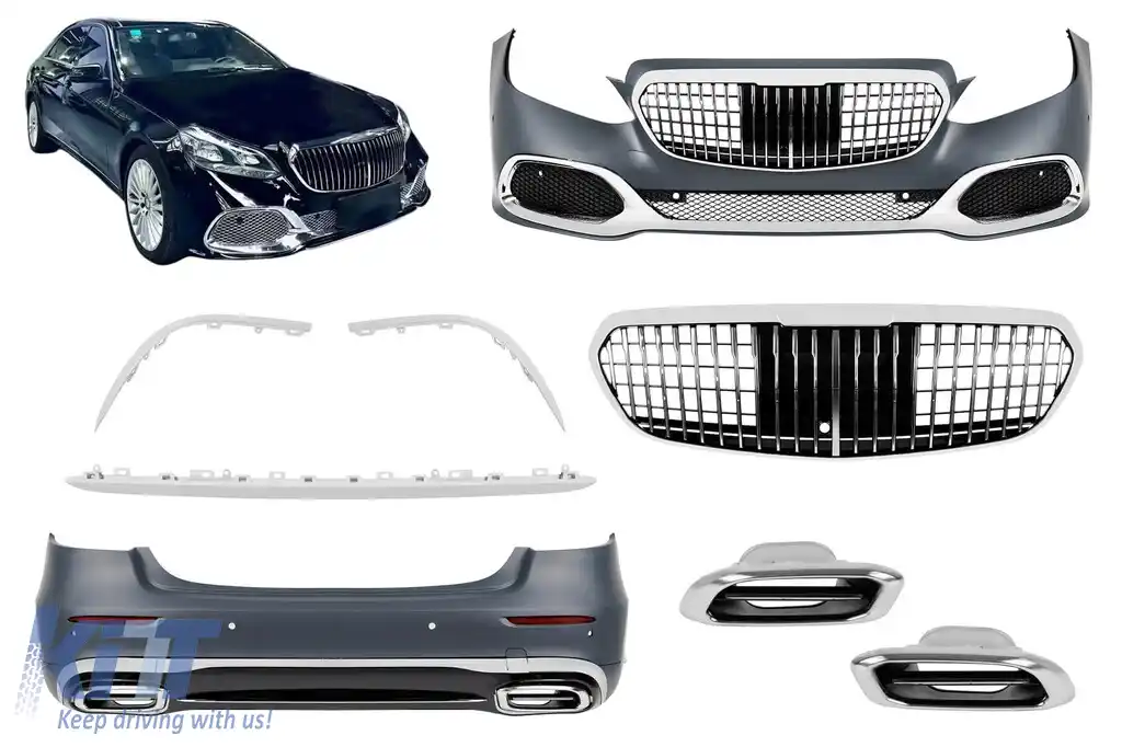 Pachet de tuning potrivit pentru Mercedes W212 sedan 2014-2016 conversie la W223