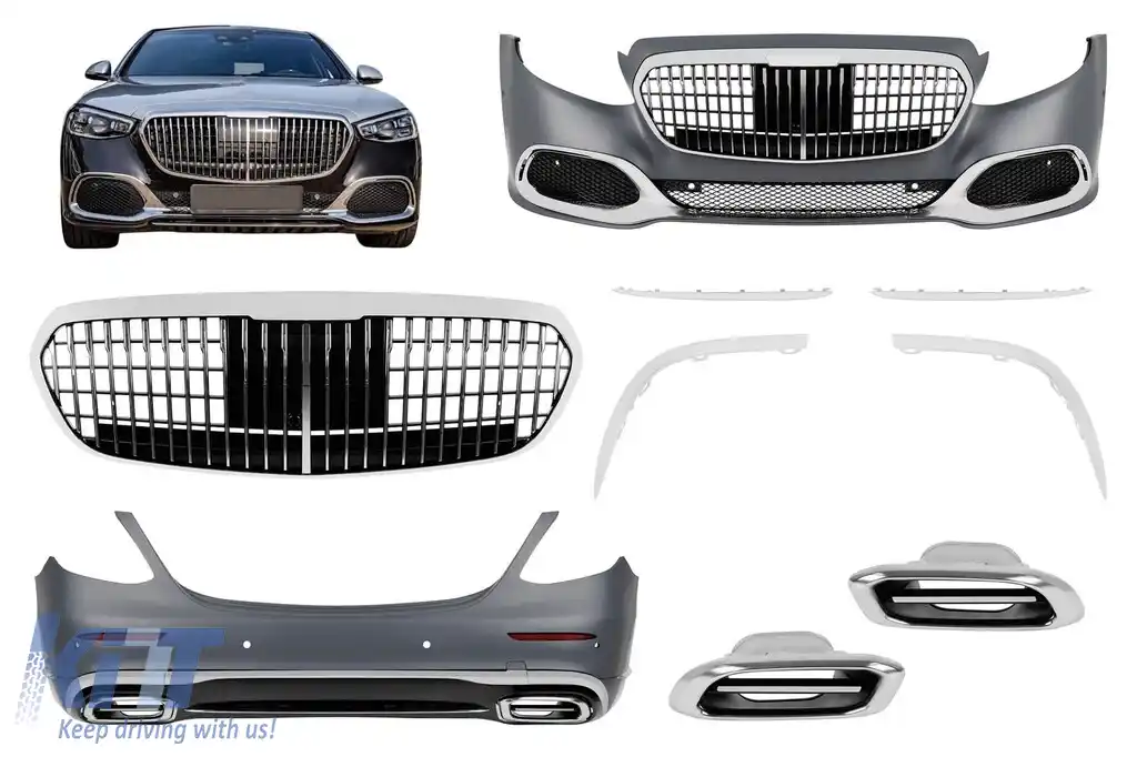 image-30-Pachet de tuning potrivit pentru Mercedes W213 sedan 2016-2019 conversie la W223