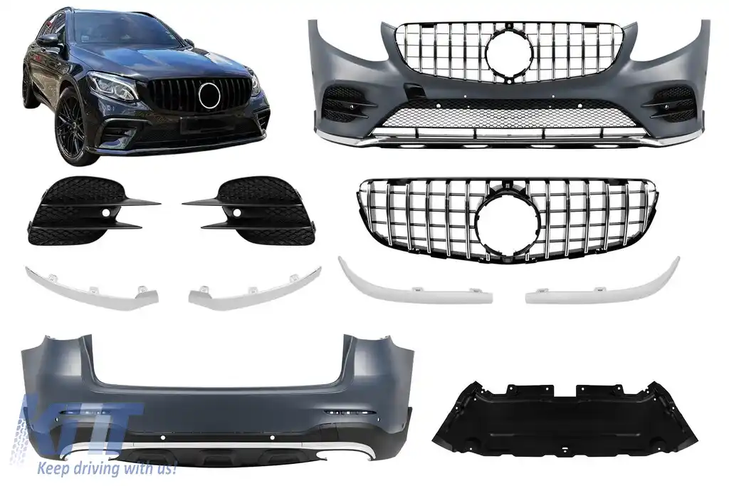 image-56-Pachet de tuning tip 43 potrivit pentru Mercedes GLC SUV X253 2015-2019