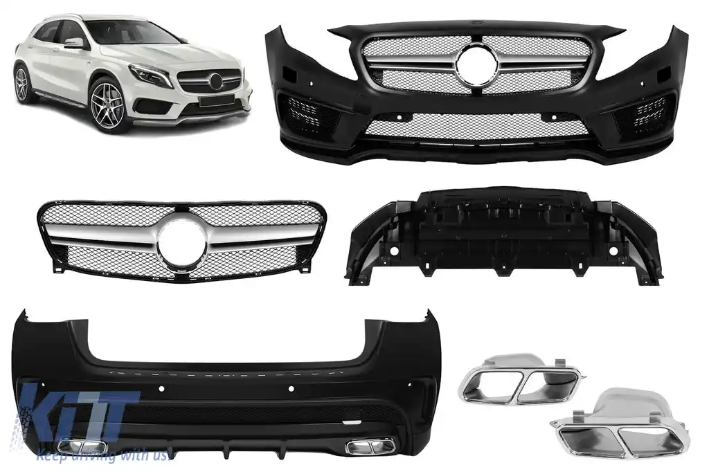 Pachet de tuning tip 45 potrivit pentru Mercedes GLA X156 2014-2016