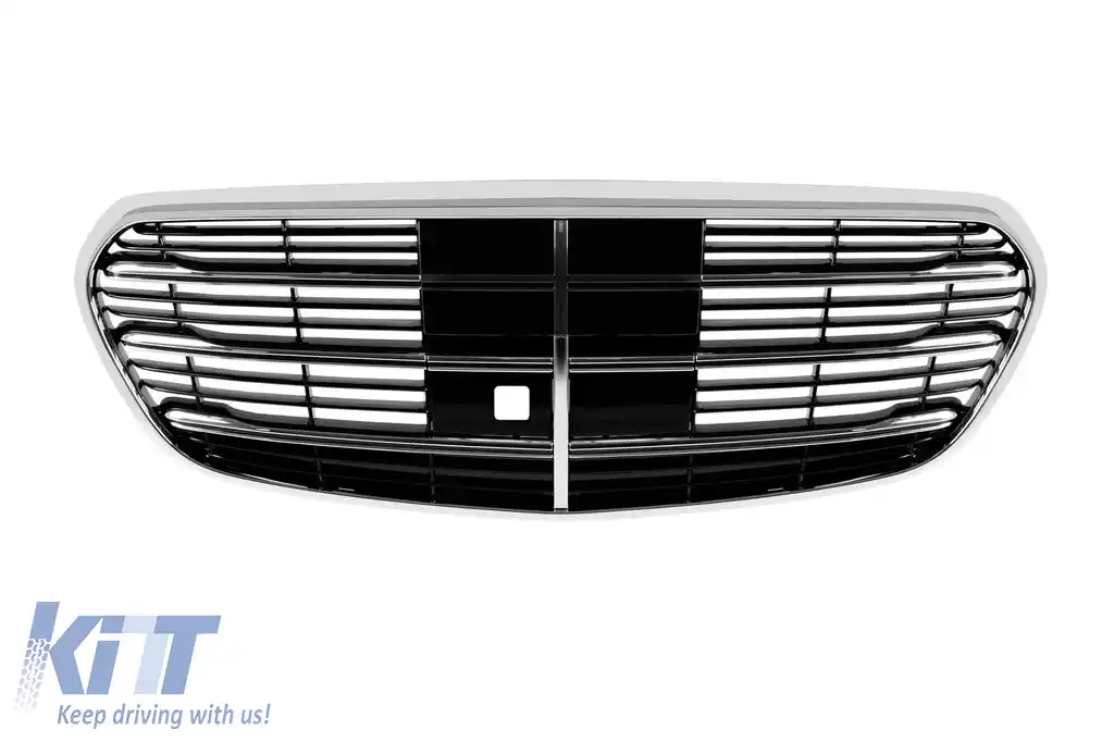 Pachet de tuning tip 450 Silver potrivit pentru Mercedes S-Class W223 după 2020 cu praguri laterale-image-6147403