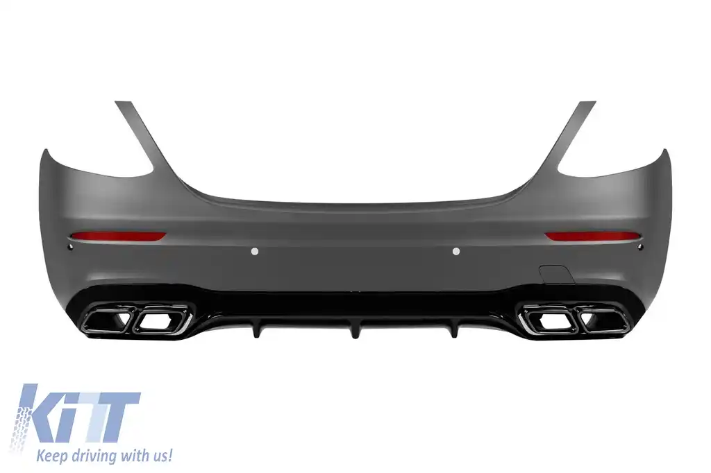 Pachet de tuning tip 63 A design cu grilă GT crom/neagră potrivit pentru Mercedes E-Class W213 2016-2019 cu garnituri negre-image-6139621