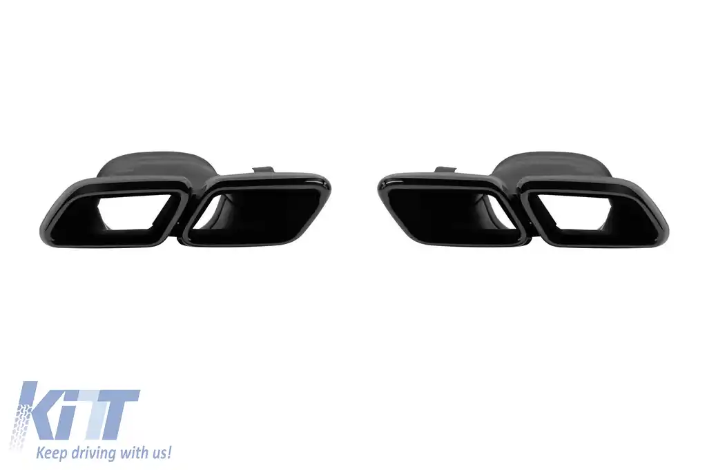 Pachet de tuning tip 63 A design cu grilă GT crom/neagră potrivit pentru Mercedes E-Class W213 2016-2019 cu garnituri negre-image-6139625