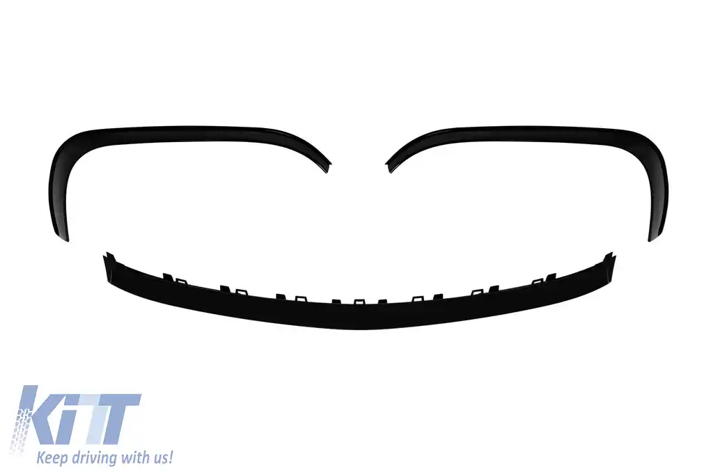 Pachet de tuning tip 63 A design cu grilă GT crom/neagră potrivit pentru Mercedes E-Class W213 2016-2019 cu garnituri negre-image-6139632