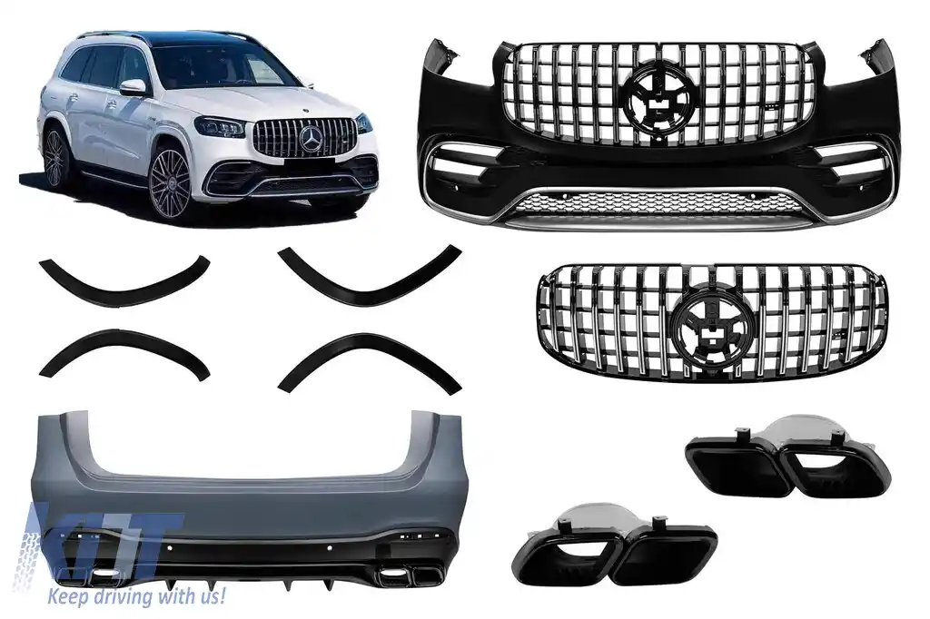 image-1-Pachet de tuning tip 63 potrivit pentru Mercedes GLS X167 2020-2023