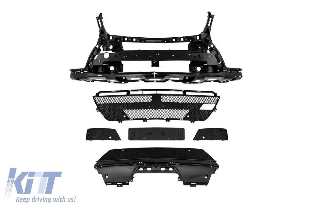 Pachet de tuning tip 63 potrivit pentru Mercedes GL X166 2012-2015 cu capete cromate-image-6140667