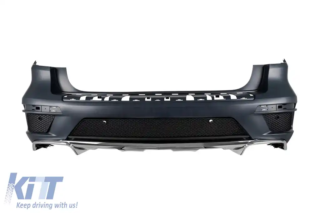 Pachet de tuning tip 63 potrivit pentru Mercedes GL X166 2012-2015 cu capete cromate-image-6140670