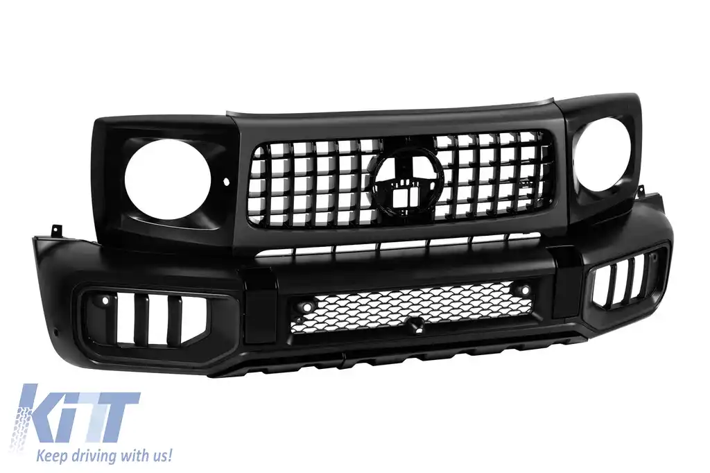 Pachet de tuning tip 63 potrivit pentru Mercedes G-Class W465 după 2024, cu elemente negre-image-6231682