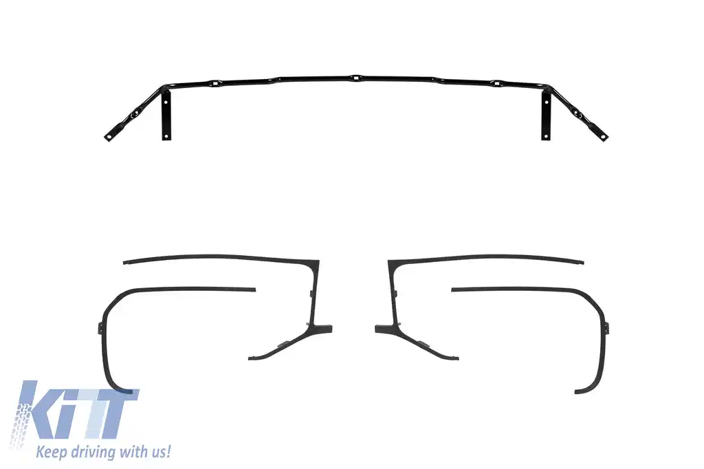 Pachet de tuning tip 63 potrivit pentru Mercedes G-Class W465 după 2024, cu elemente negre-image-6231702