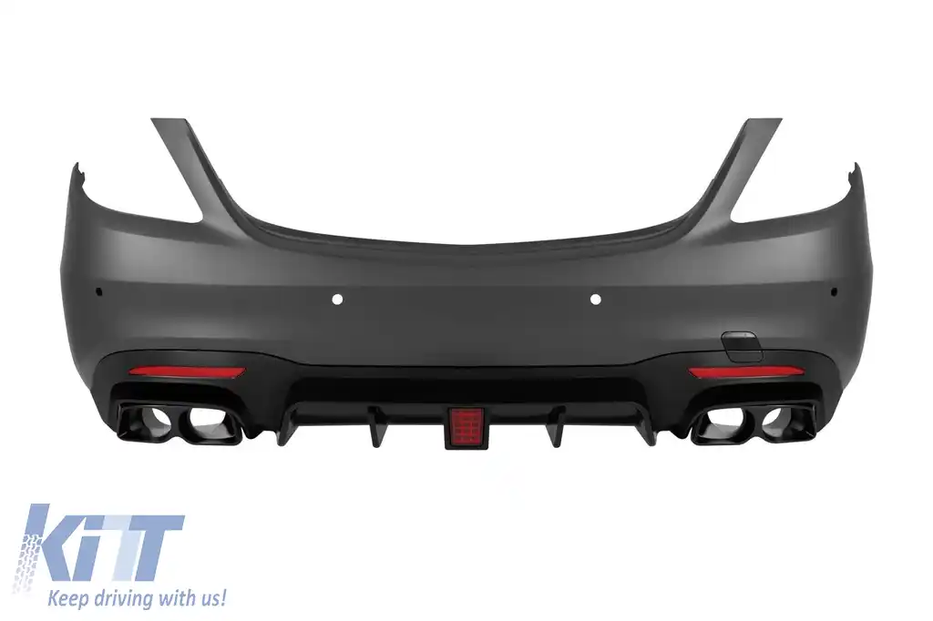 Pachet de tuning tip B design potrivit pentru Mercedes S-Class W222 2017-2020, fără praguri-image-6142325