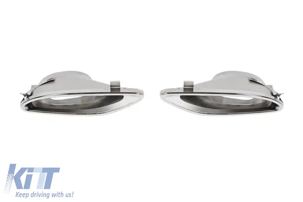 Pachet de tuning tip Line potrivit pentru Mercedes E-Class W212 sedan 2014-2016 cu capete cromate-image-6147450