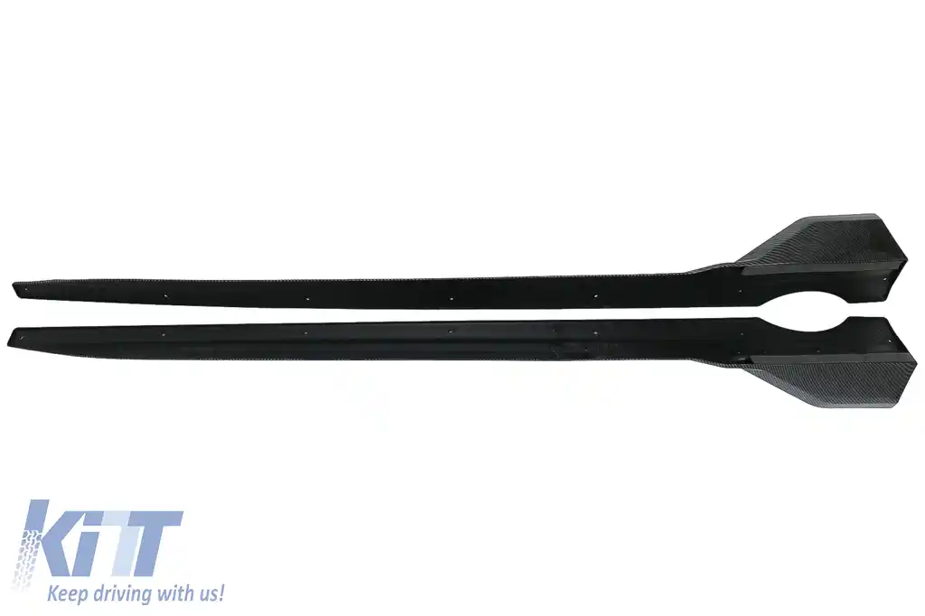 Pachet Exterior Aero Carbon cu Grila Centrala Negru Lucios compatibil cu BMW X5 G05 (2018-2022) M-Tech Black Knight Design-image-6080520