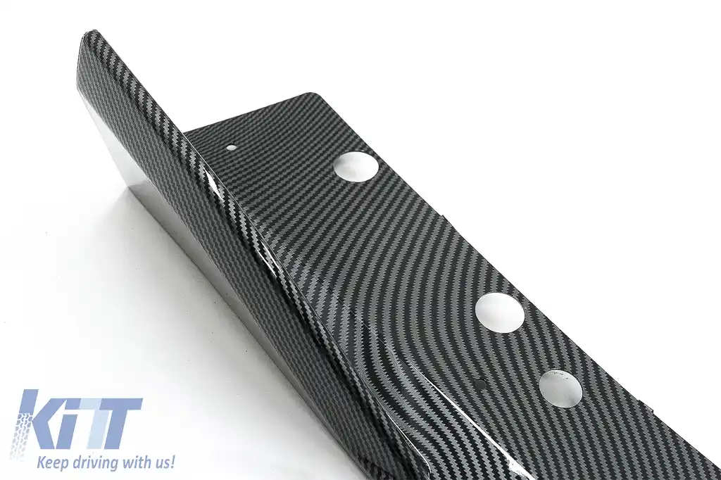 Pachet Exterior Aero Carbon cu Grila Centrala Negru Lucios compatibil cu BMW X5 G05 (2018-2022) M-Tech Black Knight Design-image-6080544