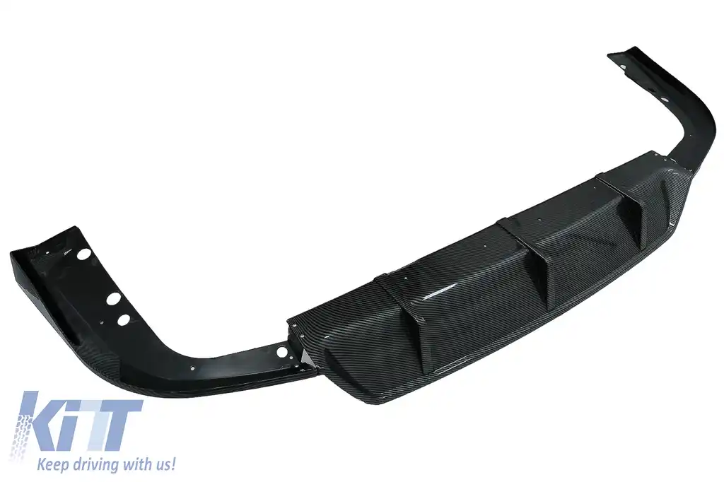 Pachet Exterior Aero Carbon cu Grila Centrala Negru Lucios compatibil cu BMW X5 G05 (2018-2022) M-Tech Black Knight Design-image-6080545