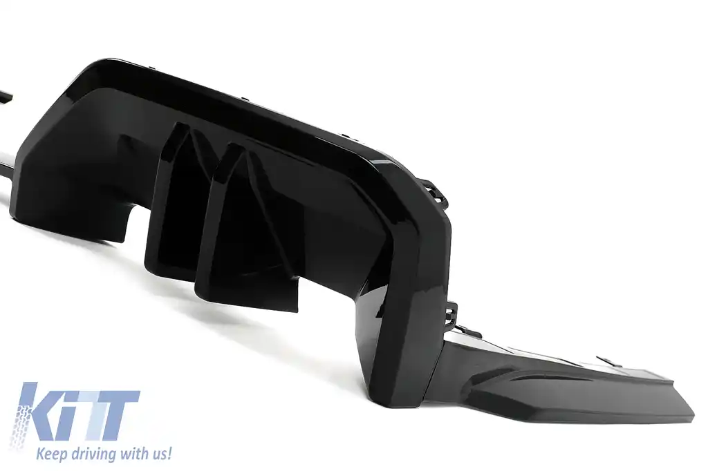 Pachet Exterior Aero compatibil cu BMW Seria 5 G60 M-Tech (2023-) Black Knight Design Negru Lucios-image-6108932