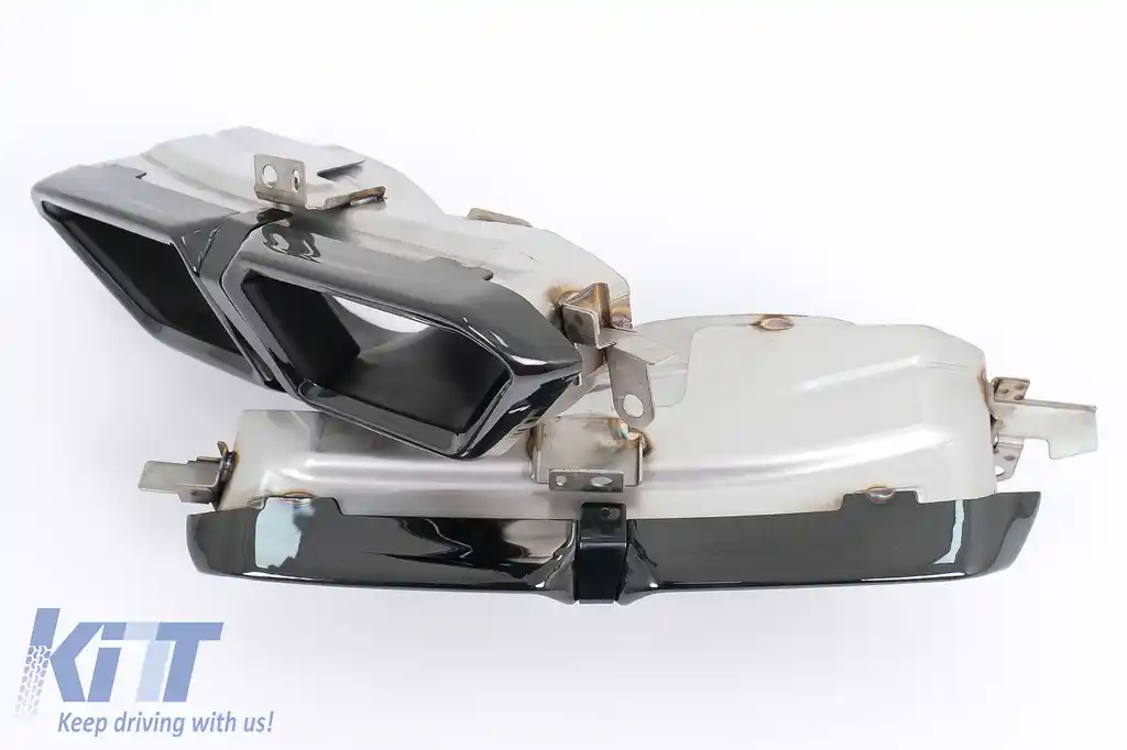 Pachet Exterior Aero compatibil cu BMW Seria 7 G70 M-Tech (2022-) Black Knight Design Negru Lucios-image-6112762