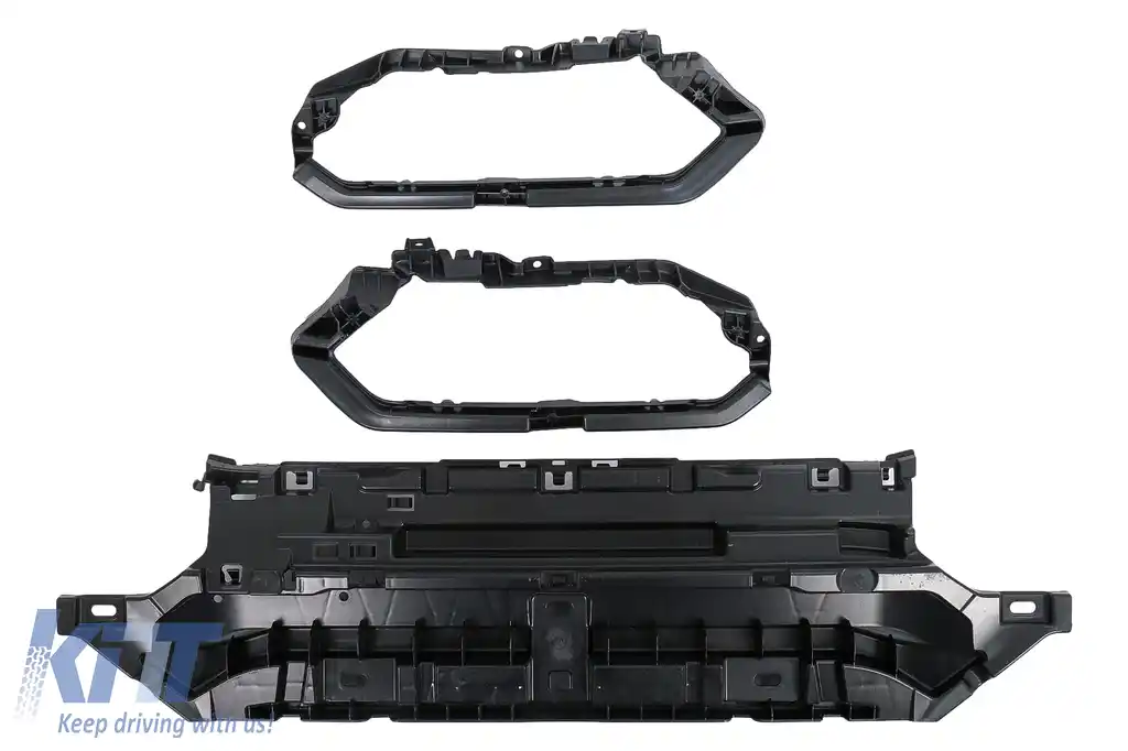 Pachet Exterior Aero compatibil cu BMW Seria 7 G70 M-Tech (2022-) Black Knight Design Negru Lucios-image-6112787