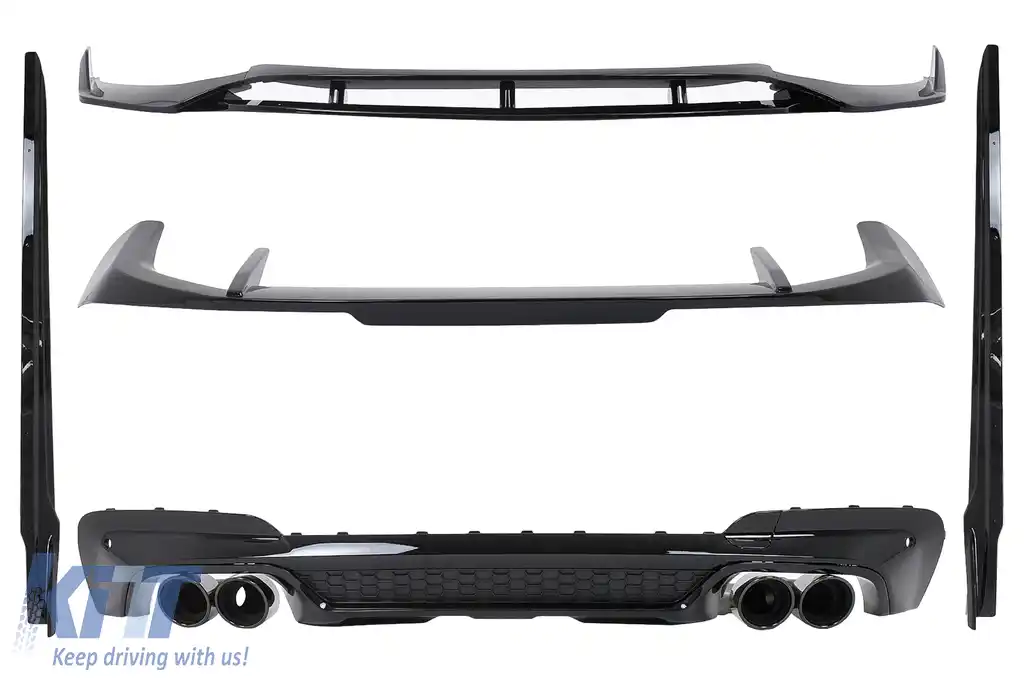 Pachet Exterior Aero compatibil cu BMW X3 G01 M-Tech (2018-2020) Black Knight Design