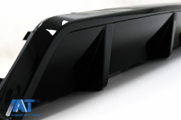 Pachet Exterior Aero compatibil cu BMW X5 G05 (2018-2022) M-Tech Black Knight Design Negru Lucios-image-6079995
