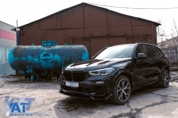 Pachet Exterior Aero compatibil cu BMW X5 G05 (2018-2022) M-Tech Black Knight Design Negru Lucios-image-6091490