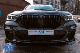 Pachet Exterior Aero compatibil cu BMW X5 G05 (2018-2022) M-Tech Black Knight Design Negru Lucios-image-6091494