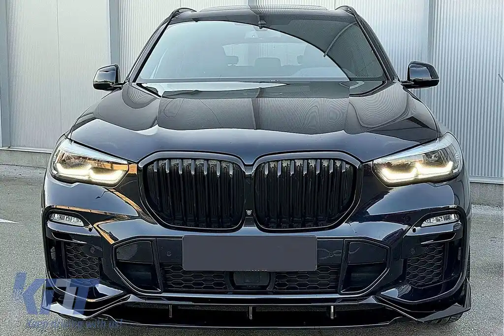 Pachet Exterior Aero compatibil cu BMW X5 G05 (2018-2022) M-Tech Black Knight Design Negru Lucios-image-6278838
