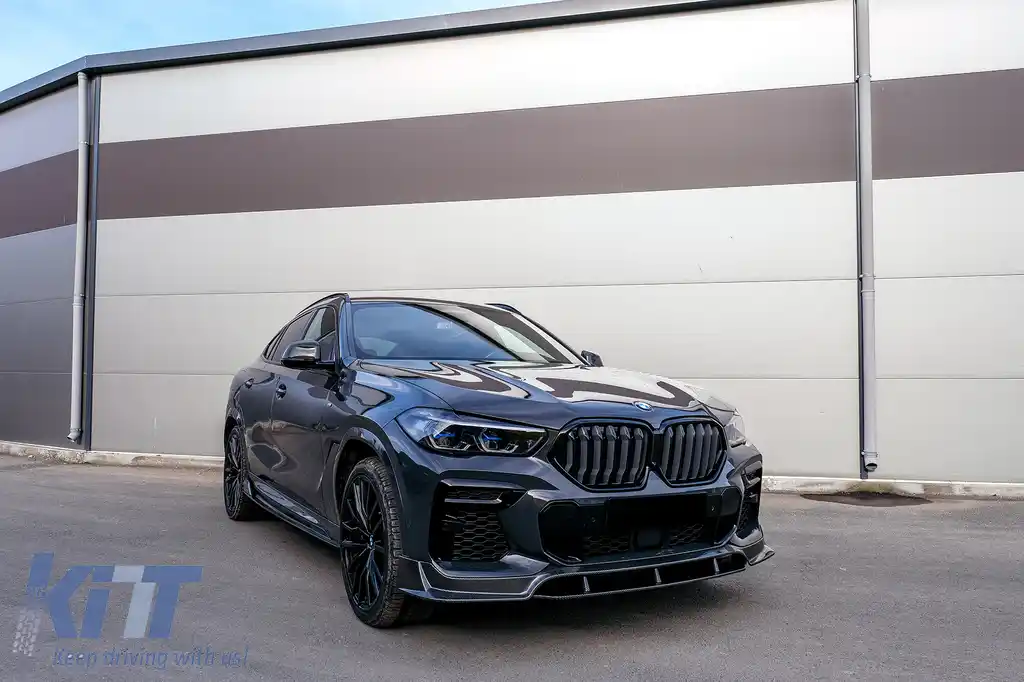 Pachet Exterior Aero compatibil cu BMW X6 G06 (2019-03.2023) M-Tech Carbon Film-image-6103760