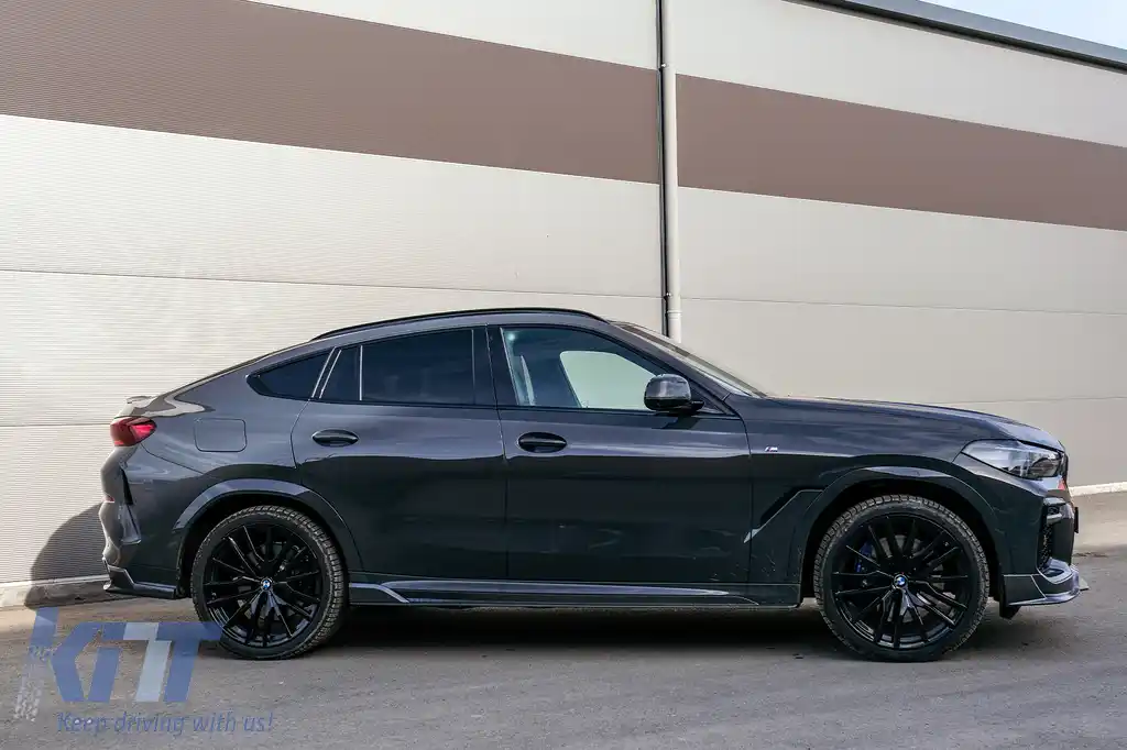 Pachet Exterior Aero compatibil cu BMW X6 G06 (2019-03.2023) M-Tech Carbon Film-image-6103764