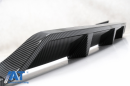 Pachet Exterior Aero compatibil cu BMW X7 G07 (2018-up) M-Tech Black Knight Design Carbon Look-image-6080174